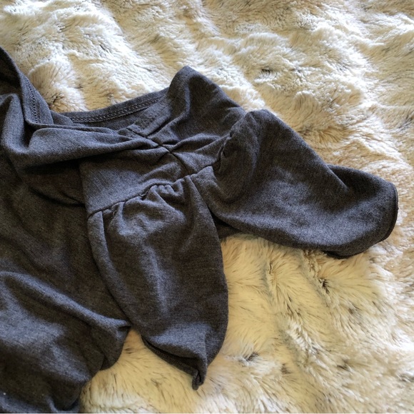 Grey stretchy knee length maternity/nursing dress size Xs/S - Picture 5 of 5